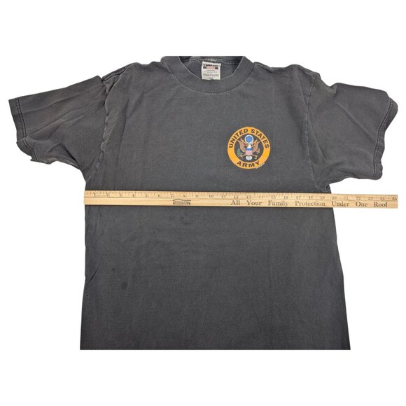 Vintage 90s United States Army T Shirt Size L USA distressed holy faded - Picture 10 of 11